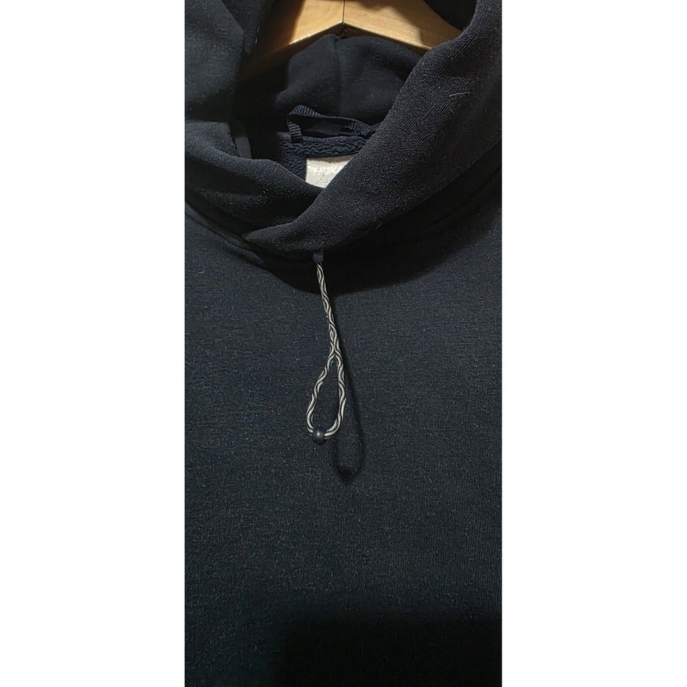 Hoka One Essential Hoodie Sweatshirt Woman Xs Navy Cinch Waist Pullover Run Euc View 6